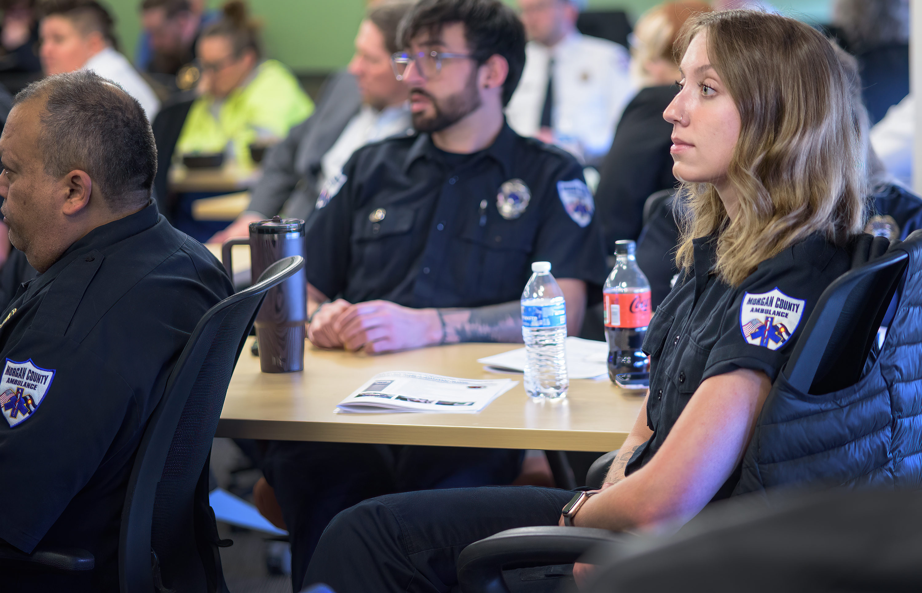 The afternoon EMS agency sustainability workshop.